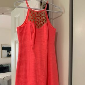 Lily Pulitzer Pink Sun Ray mini fitted dress-NeW